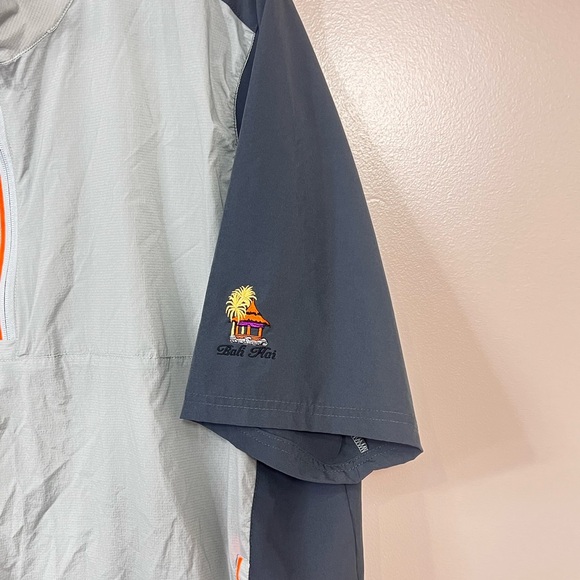 Sunice Golf Mens George Short Sleeve Windbreaker Pullover XXL Bali Hai Golf Club - Picture 9 of 13